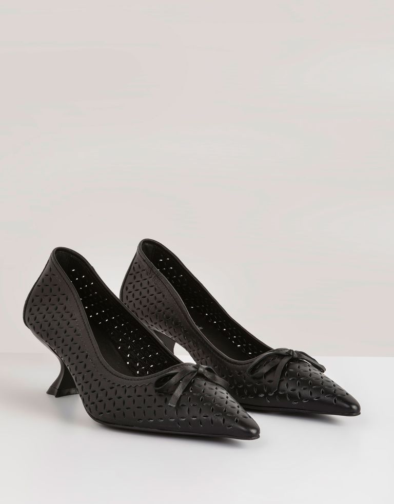 נעלי נשים - Jeffrey Campbell - נעלי סירה עם עקבים FAYRE - שחור