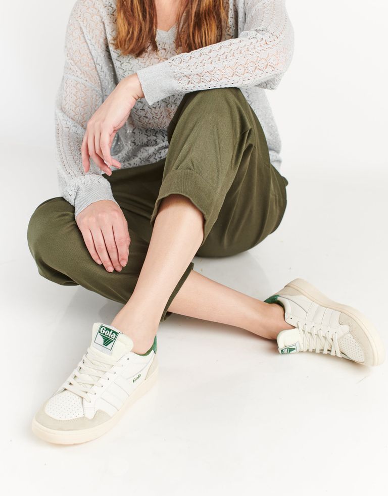 נעלי נשים - Gola - סניקרס EAGLE - לבן   ירוק