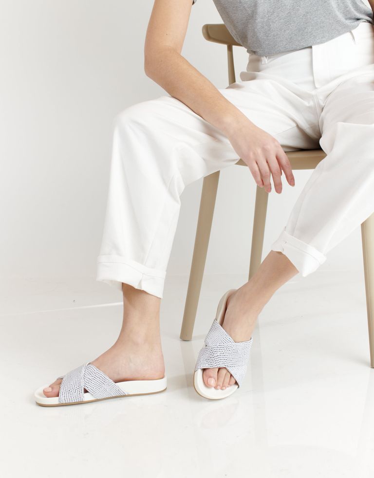 נעלי נשים - Rollie - כפכפים משולבים TIDE CROSS - לבן   כחול