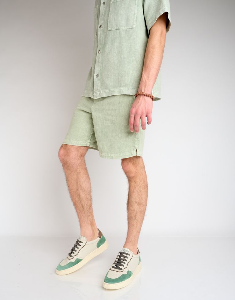 נעלי גברים - El Naturalista - סניקרס עור GEO - ירוק