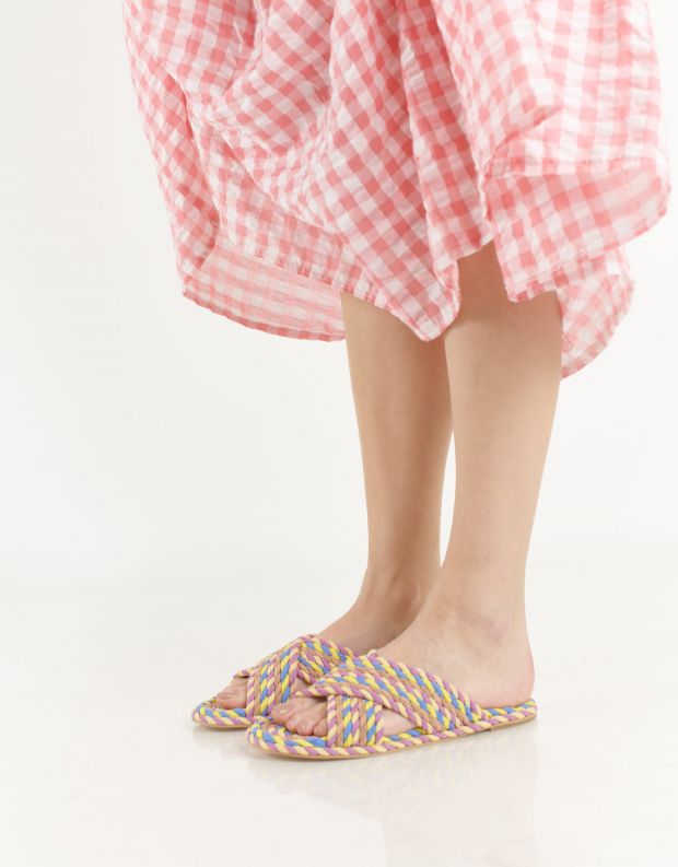 נעלי נשים - Salt+Umber - כפכפים שטוחים SARAYA - צהוב   חום