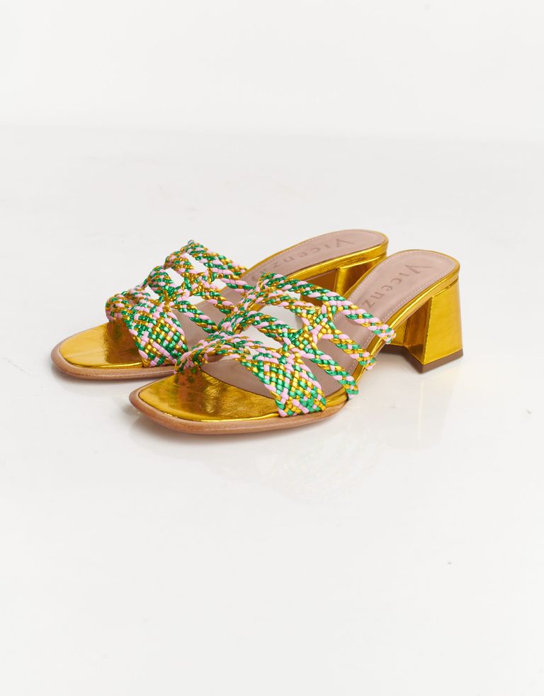 נעלי נשים - Vicenza - כפכפי עקב ANCARA - ורוד   זהב