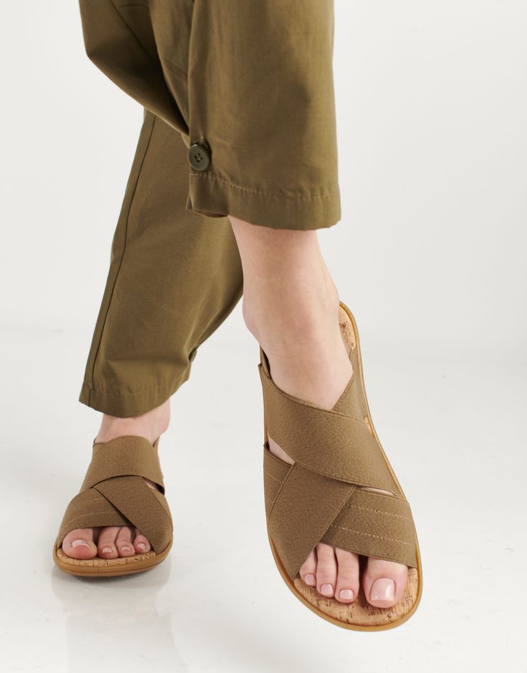 נעלי נשים - NR Rapisardi - סנדלי רצועות CRUB - חום